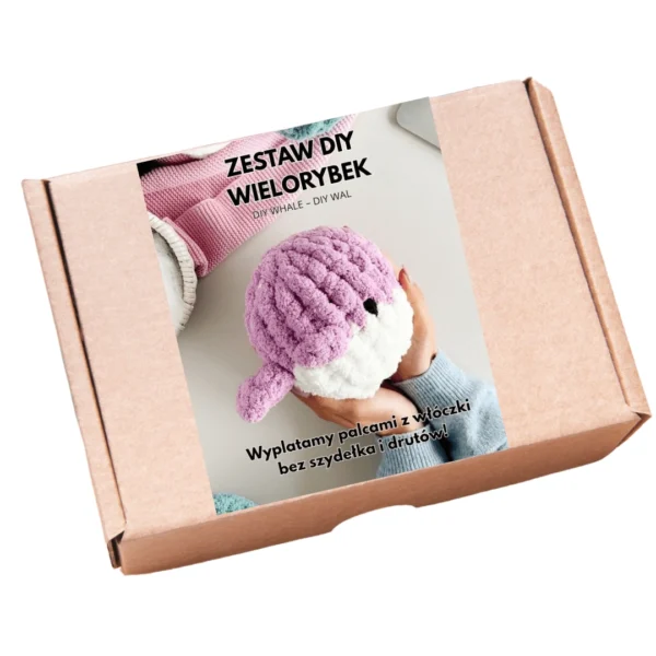 DIY Wielorybek fioletowy