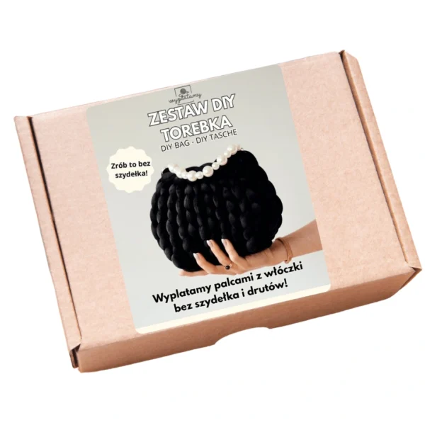 DIY torebka czarna