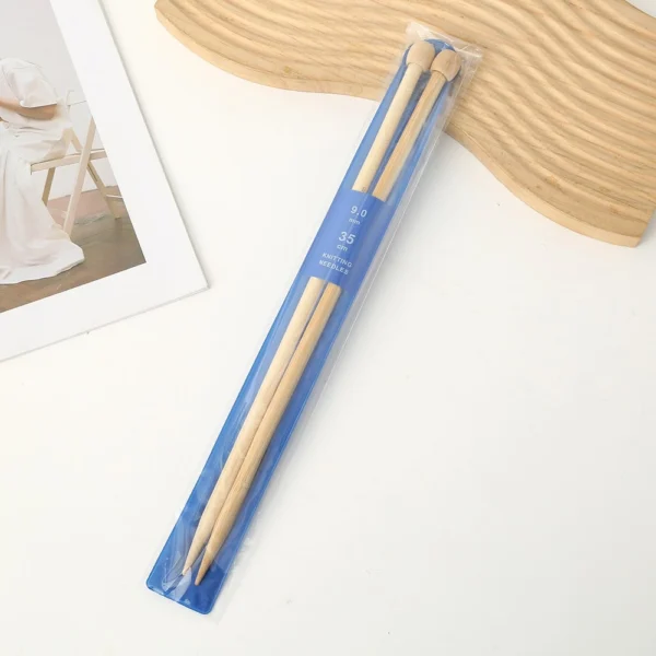 Druty bambusowe do dziergania 35 cm 9