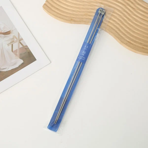 Druty metalowe do dziergania 35 cm 3,5