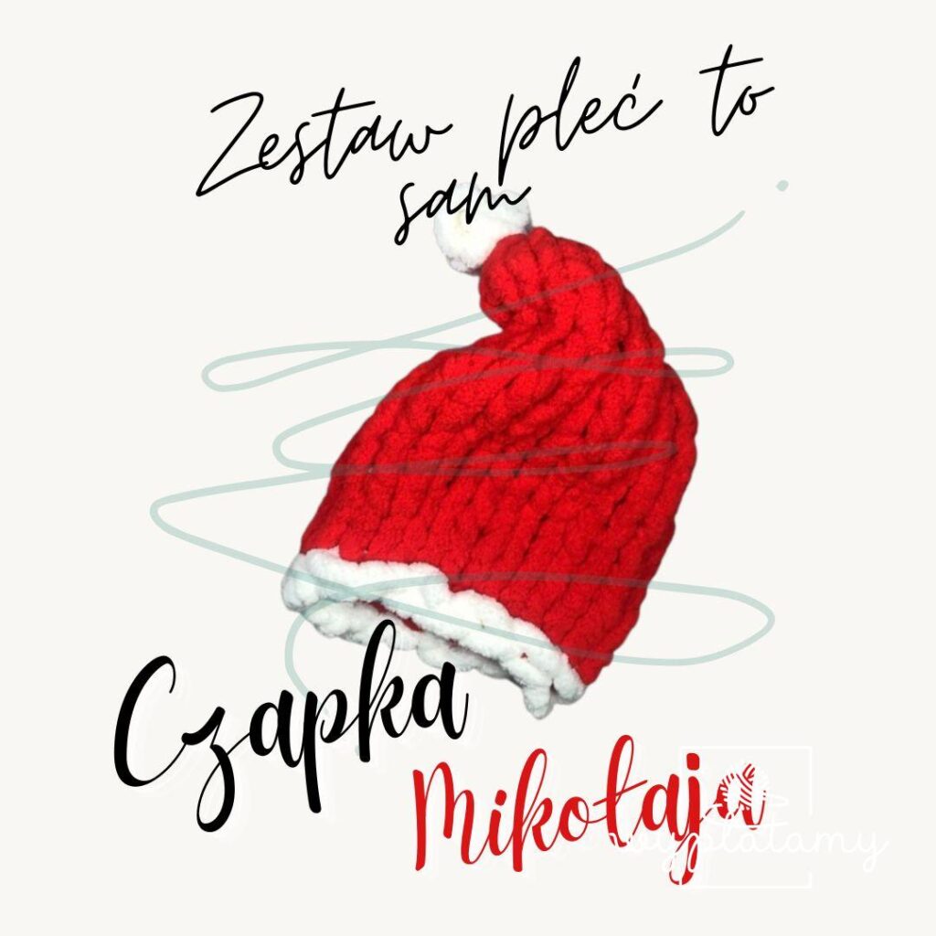 Kit for making a woven Santa hat