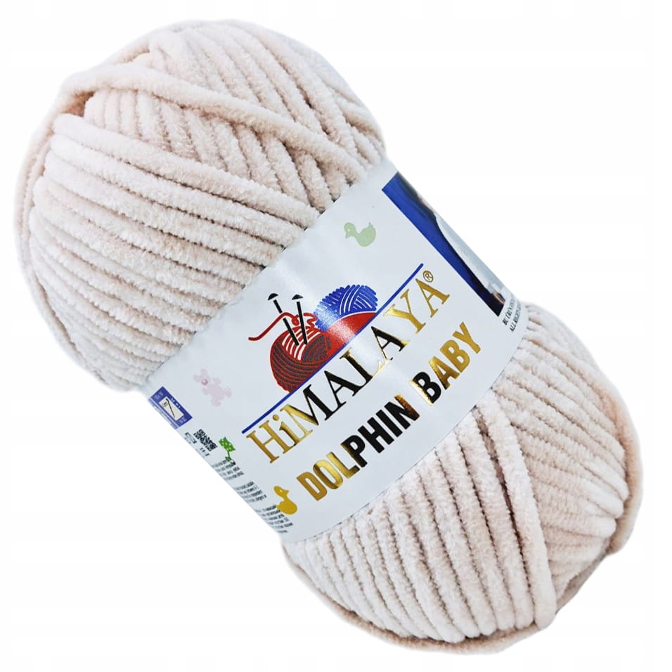 Włóczka Himalaya Dolphin Baby 80342 włóczka pluszowa na maskotki
