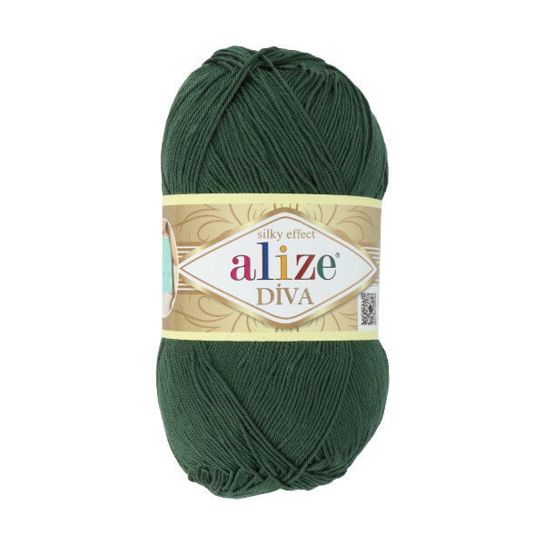 Alize Diva 131 włóczka jedwabista do szydełkowania