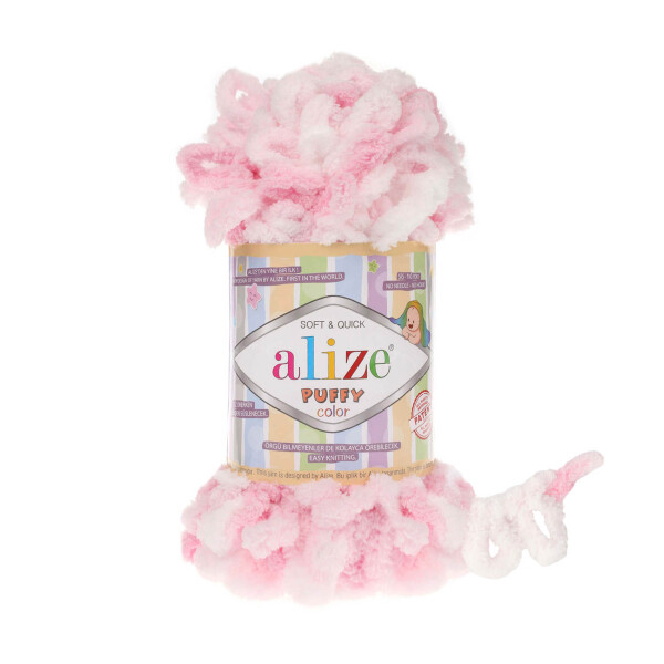Alize Puffy Color 5863 włóczka bez szydełka