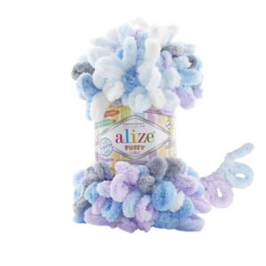 Alize Puffy Color 6524 włóczka pętelkowa do robienia rękami