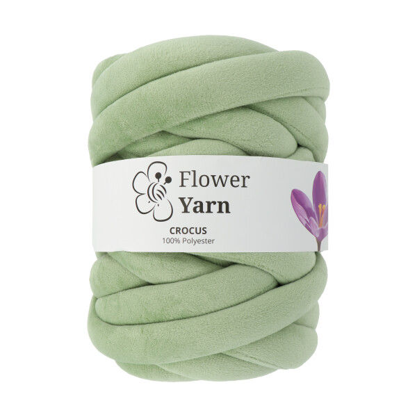 Włóczka FlowerYarn Crocus TURKUSOWY 500g - dzierganie bez narzędzi na palcach
